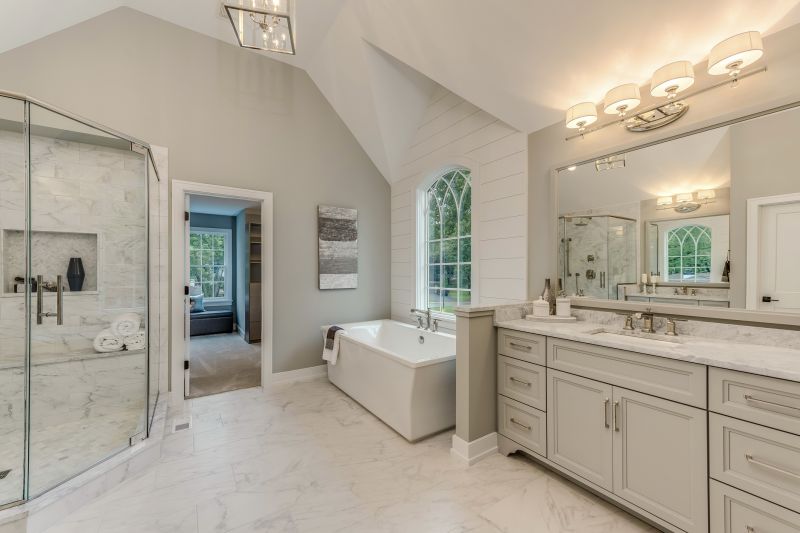 Marble Vanity and Flooring